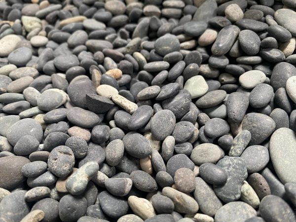 Beach Pebbles zwart/antraciet 8-16 mm