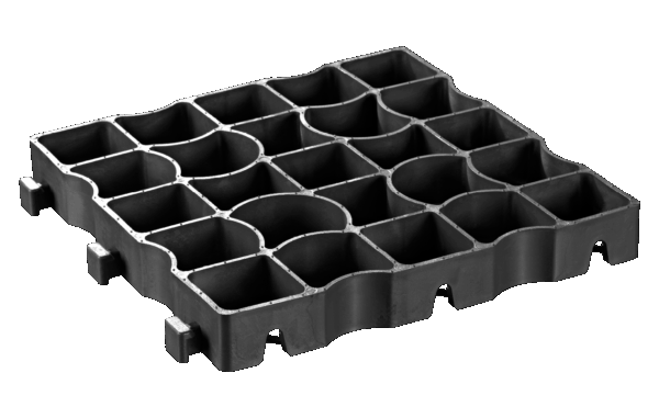 Grindmat zwart 135 x 100 cm