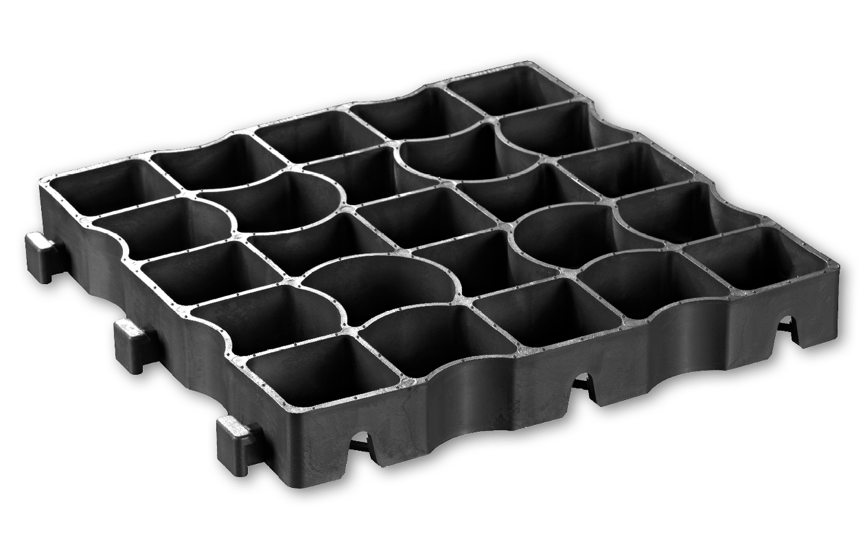 Grindmat zwart 135 x 100 cm